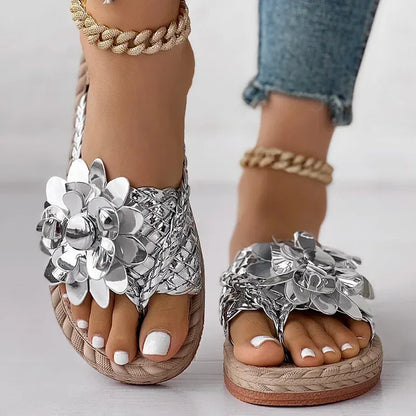 Wilma™ - Stilige, blomstrete sandaler