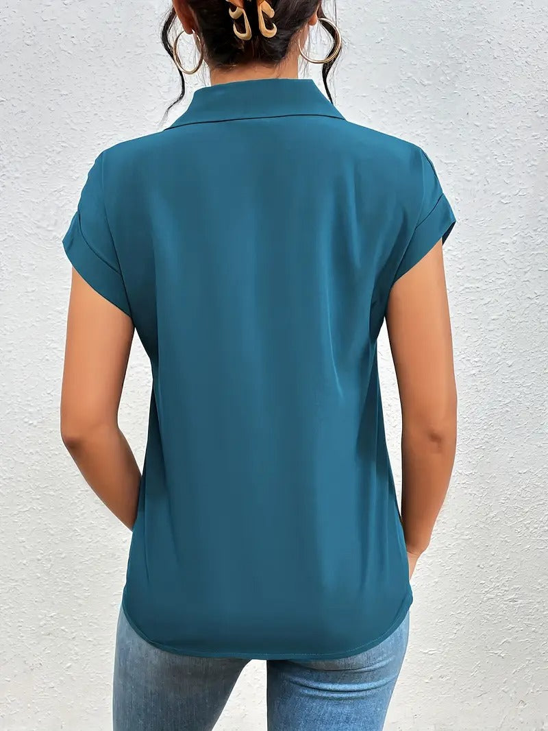 Kaisa™ - Elegant bluse med glidelås