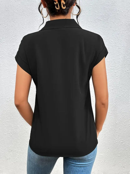 Kaisa™ - Elegant bluse med glidelås
