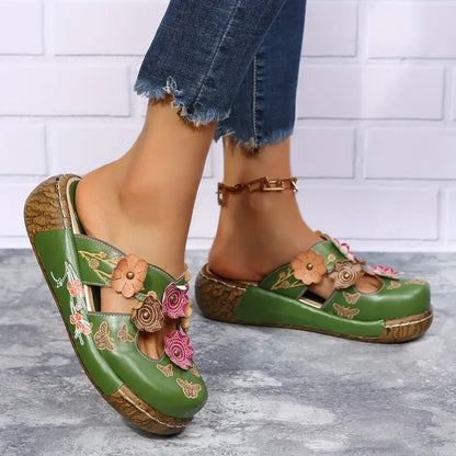 Yliana™ -  Blomstrete sandaler for kvinner
