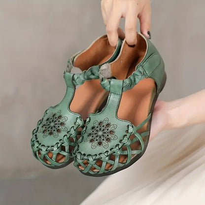 Celina™-Pustende flate sandaler