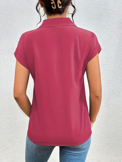 Kaisa™ - Elegant bluse med glidelås