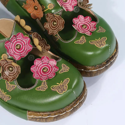 Yliana™ -  Blomstrete sandaler for kvinner