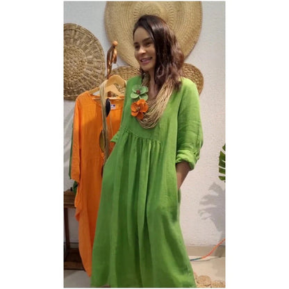 Cyra™ - Flytende boho-kjole