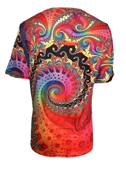 Frida™ -  V-halsbluse med abstrakt trykk